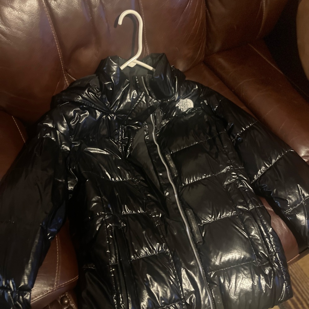 Hooded Black North Face Jacket